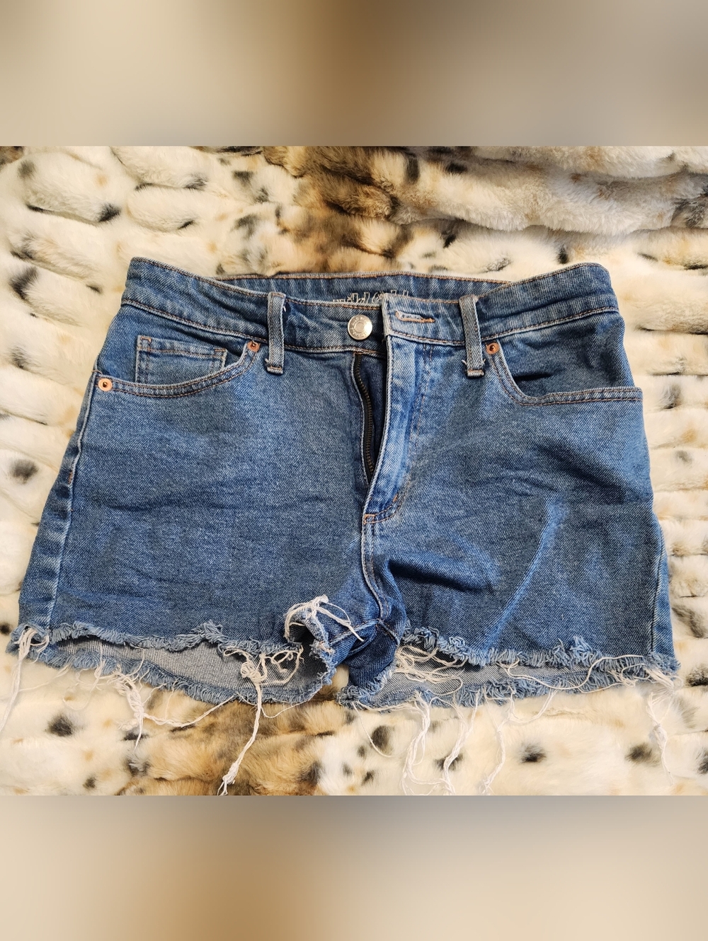 wild fable Cutoff Frayed Hem Denim Shorts